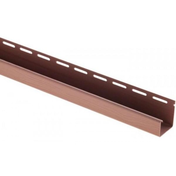 J-профиль Люкс Крашенный, T-15, ВН, Красно-коричневый купить в Александрове