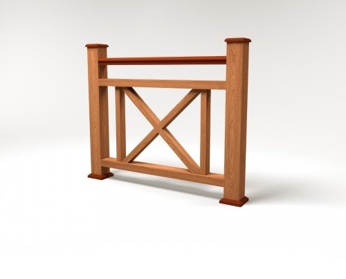 Ограждение из ДПК FG2 терракот купить в Александрове