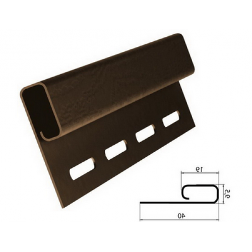 Финишная планка, коричневая купить в Александрове