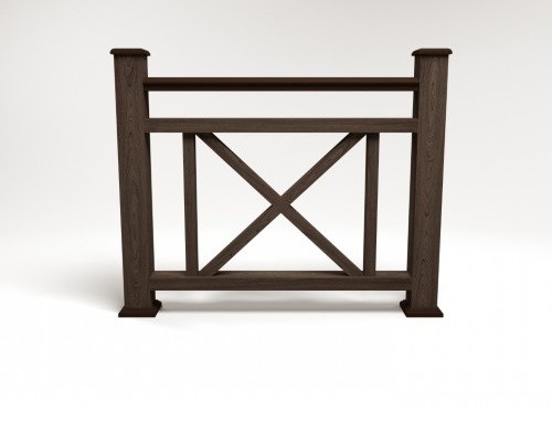 Ограждение из ДПК FG2 венге купить в Александрове