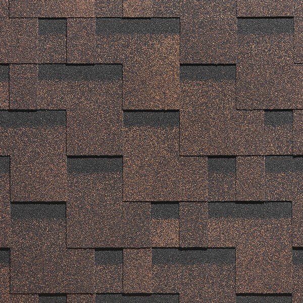 Гибкая черепица Docke, коллекция Тетрис – Коричневый купить в Александрове