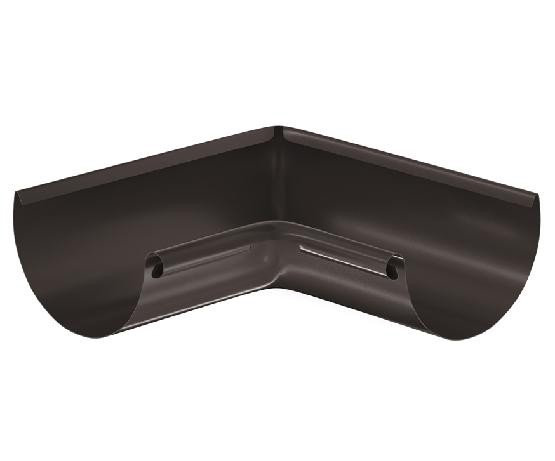 Водосток Aquasistem, система 125x90 - Угол желоба, внутренний 90° RR 32 Тёмно Коричневый купить в Александрове