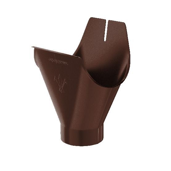 Водосток Aquasistem, система 125x90 - Воронка желоба RAL 8017 Коричневый купить в Александрове