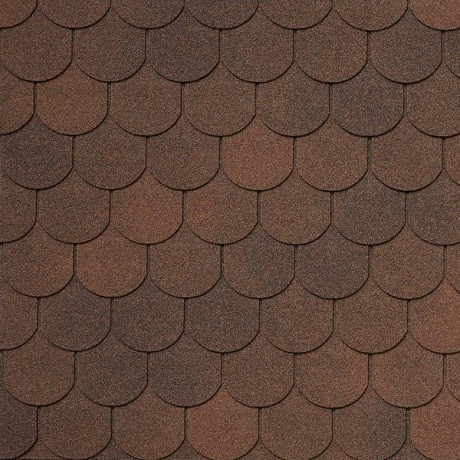 Гибкая черепица Tegola ASSISI marrone 434 купить в Александрове