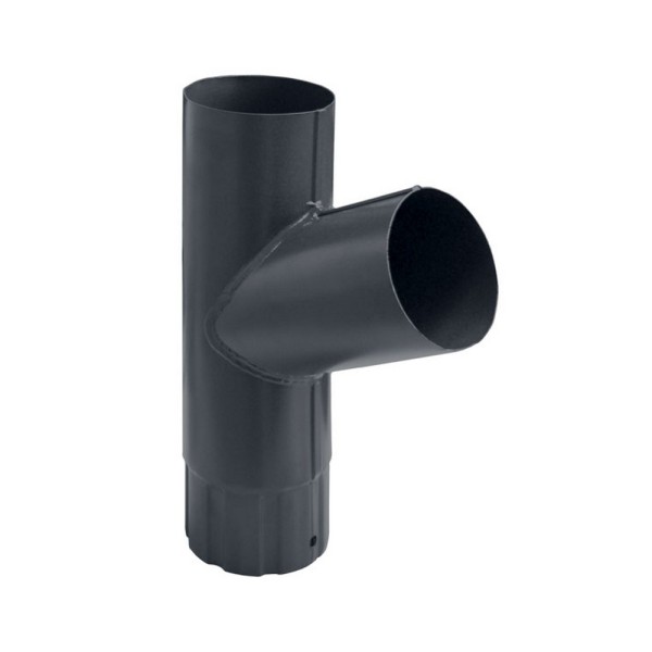 Водосток Grand Line 125x90 – Тройник RAL 7024 купить в Александрове