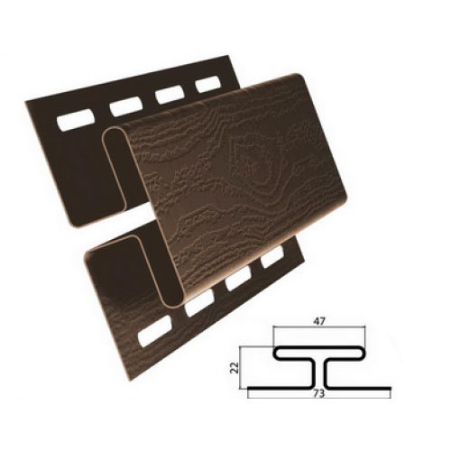 H-профиль, коричневый купить в Александрове