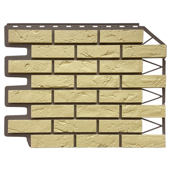 Фасадная панель FineBer, Кирпич Баварский, Песочный купить в Александрове