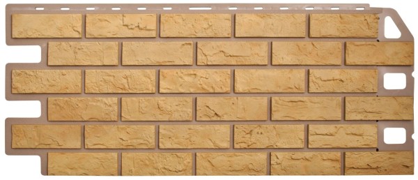 Фасадная панель Цокольный сайдинг Альта-профиль - коллекция "кирпич", кирпич желтый купить в Александрове