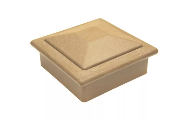 Крышка верхняя ПВХ для столба Deckart 125х125 Орех купить в Александрове