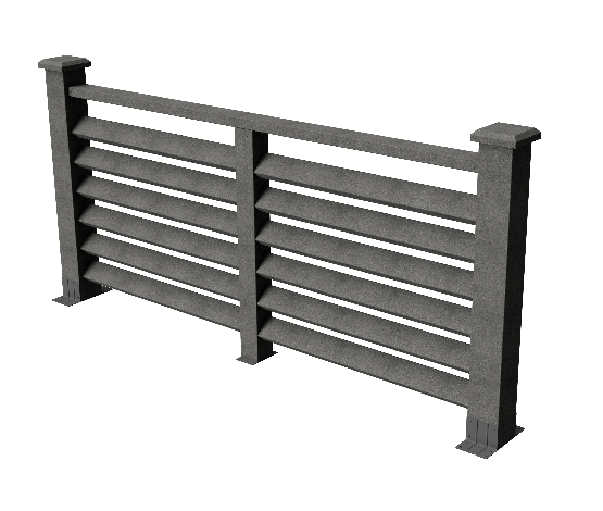 Ограждения декоративное ДПК GRINDERDECO Босфор серый базальт купить в Александрове