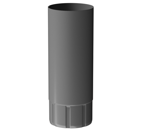 Труба водосточная 3 м D90 Döcke STAL PREMIUM Графит, (RAL 7024) купить в Александрове