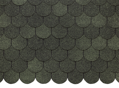 Гибкая черепица EURASIA Docke, Коллекция Капля Зелёный