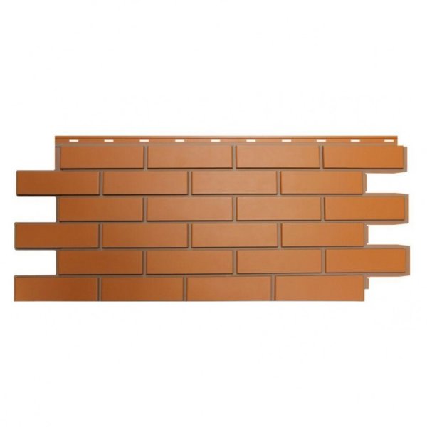 Фасадная панель Nordside, Гладкий Кирпич, Красный купить в Александрове