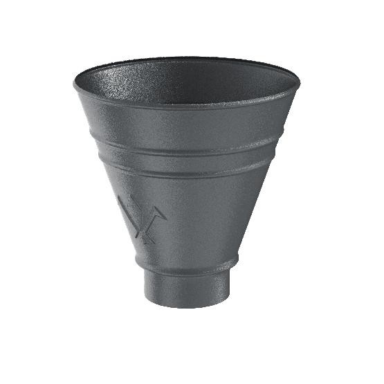 Водосток Aquasistem, Система 125/90 - Воронка водосборная круглая RR 23 Маренго matt купить в Александрове