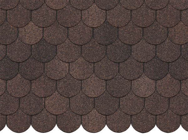 Гибкая черепица EURASIA Docke, Коллекция Капля Коричневый купить в Александрове