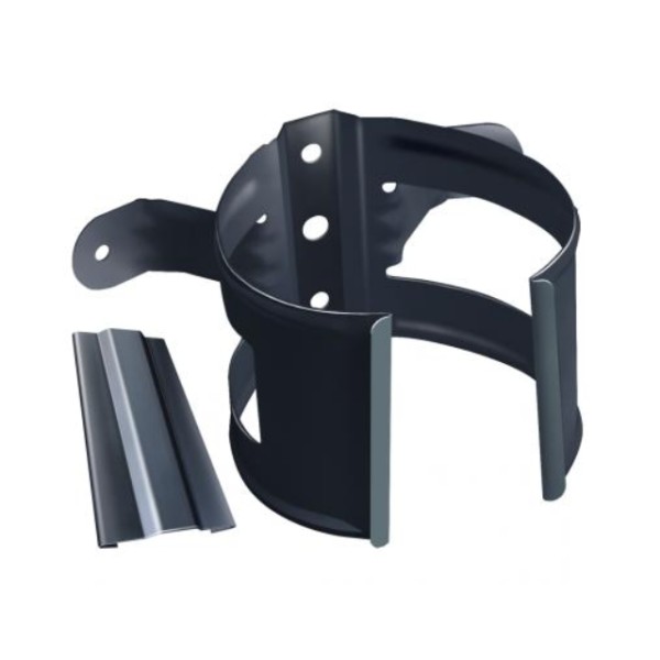 Водосток Grand Line 125x90 – Хомут трубы (на дерево) RAL 7024 купить в Александрове