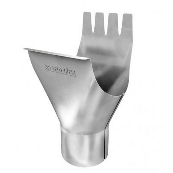 Водосток Grand Line 150x100 – Воронка желоба RAL 9003 купить в Александрове