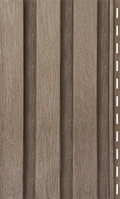 Сайдинг Ю-Пласт Тимберблок Рейка фасадная Орех светлый