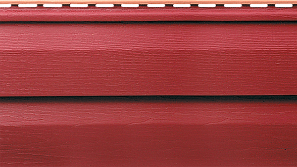 Виниловый сайдинг Канада плюс премиум, красный купить в Александрове