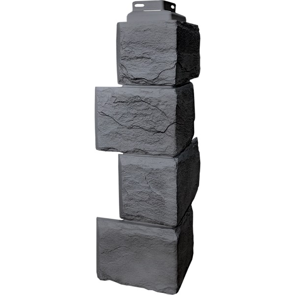 Цокольный сайдинг FineBer – Серия “Камень природный”, Угол наружный Кварцевый купить в Александрове