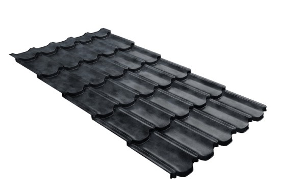 Металлочерепица квинта плюс с 3D резом 0,45 Safari Grey купить в Александрове