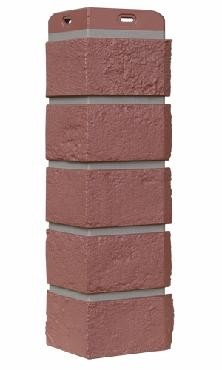 Угол Grand Line состаренный кирпич Элит корица (махагон), ШОВ темно-бежевый купить в Александрове