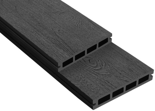 Террасная доска ДПК Outdoor 3D NEVADA/CALIFORNIA черная купить в Александрове