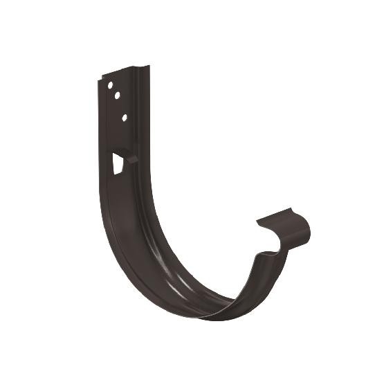 Водосток Aquasistem, система 150/100 - Крюк крепления желоба универсальный RR 32 Тёмно-Коричневый купить в Александрове