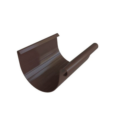 Водосток Альта-Профиль ПВХ – Желоб водосточный 3м (коричневый)