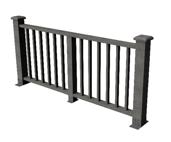 Ограждения декоративное ДПК GRINDERDECO Альма серый базальт купить в Александрове