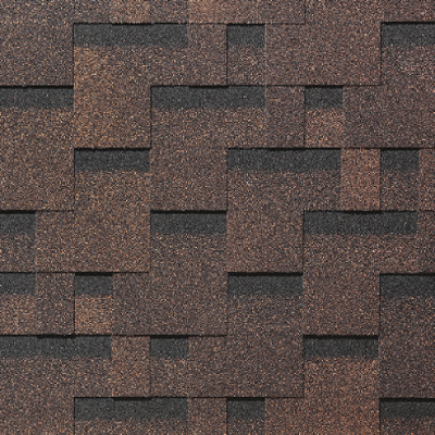 Гибкая черепица PIE EUROPA Docke, коллекция Матрица Коричневый