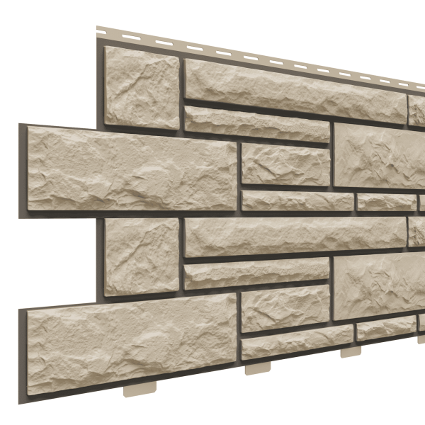 Фасадная панель Доломит, Брусчатка Доломит Сандал (3м) купить в Александрове
