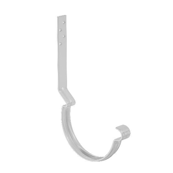 Водосток Aquasistem, система 150/100 - Крюк крепления желоба длинный RAL 9003 Белый купить в Александрове