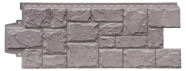 Фасадная панель Grand Line Крупный Камень Элит Какао купить в Александрове