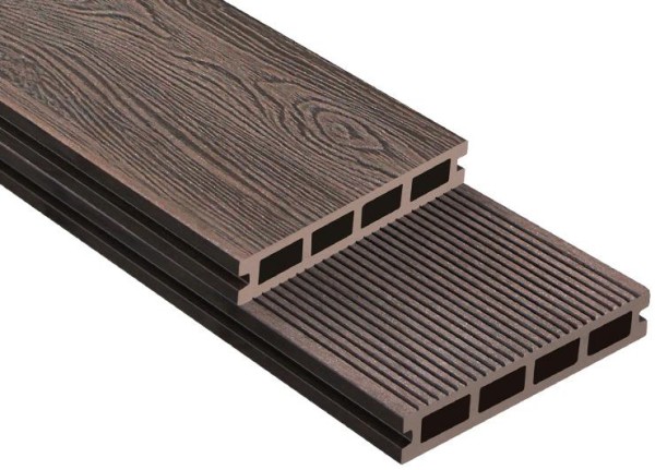 Террасная доска ДПК Outdoor 3D NEVADA/Вельвет коричневая микс купить в Александрове