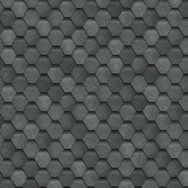 Гибкая черепица Shinglas, серия Финская,коллекция Соната – Серый купить в Александрове