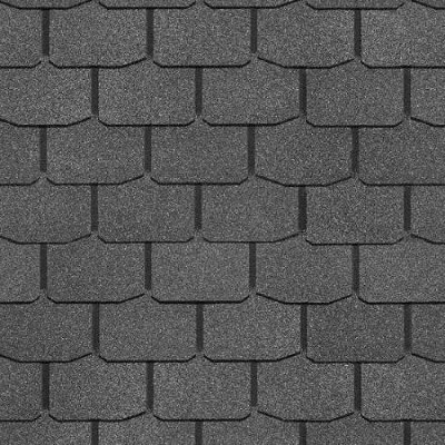 Гибкая черепица PIE EUROPA Docke, коллекция Сланец Серый