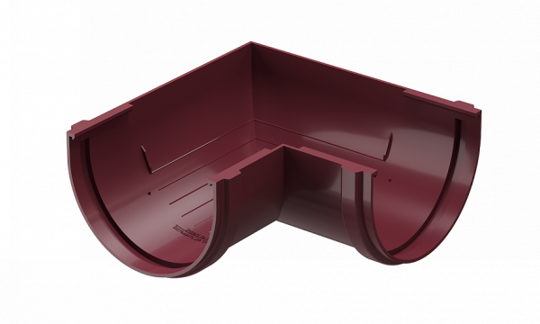 Угловой элемент 90˚ПВХ Docke STANDART красный купить в Александрове