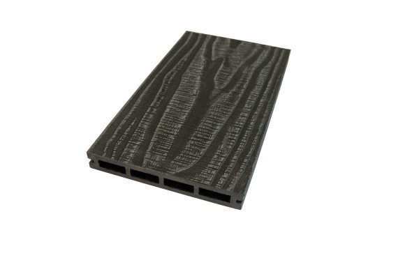 Террасная доская ДПК NanoWood Nature 3D (20мм) пустотелая Графит купить в Александрове