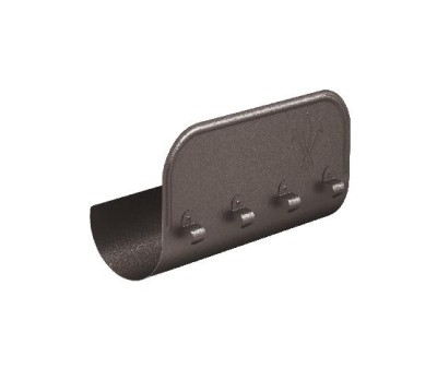 Водосток Aquasistem, Система 150/100 - Ограничитель перелива прямой RR 32 Тёмно-коричневый matt