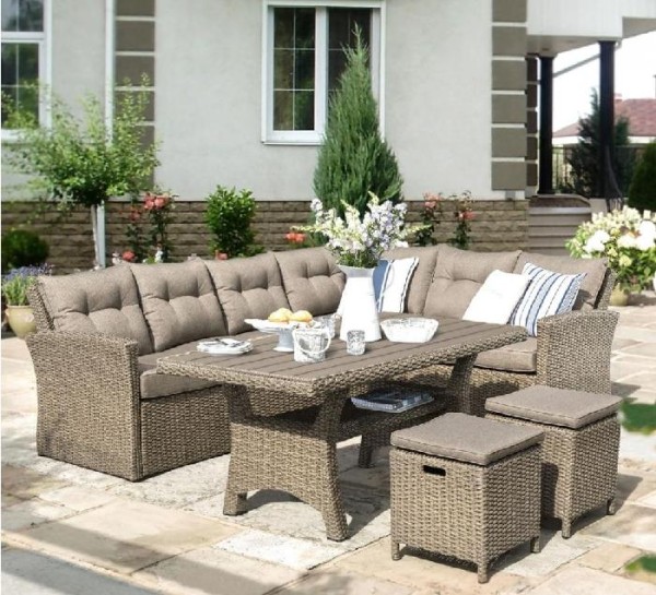 Комплект мебели AFINA плетеной из иск. ротанга AFM-307B Beige купить в Александрове