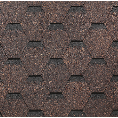 Гибкая черепица PIE EUROPA Docke, коллекция Карат Коричневый