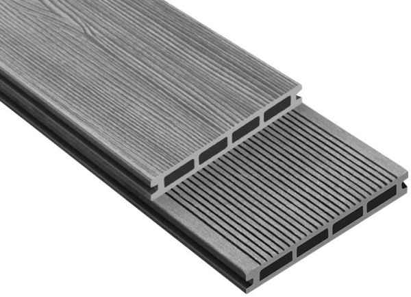 Террасная доска ДПК Outdoor 3D STORM/Вельвет серая микс купить в Александрове