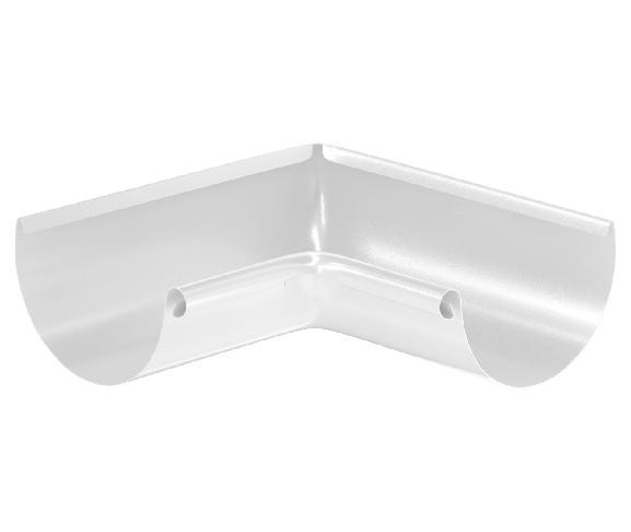 Водосток Aquasistem, система 150x100 - Угол желоба, внутренний 90° RR 20 Мраморно-белый купить в Александрове