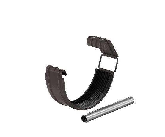 Водосток Aquasistem, система 150/100 - Соединитель желоба в комплекте RR 32 Тёмно-Коричневый купить в Александрове