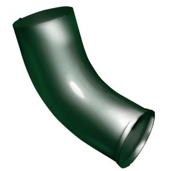 Водосток Grand Line 125x90 – Колено сливное RAL 6005 купить в Александрове