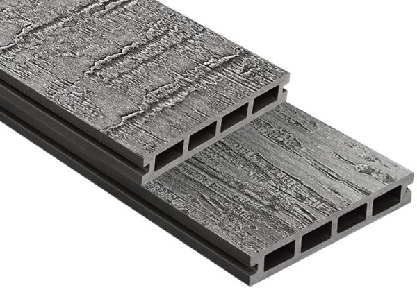 Террасная доска ДПК Outdoor 3D VIRGINIA/COLORADO темно-серая купить в Александрове