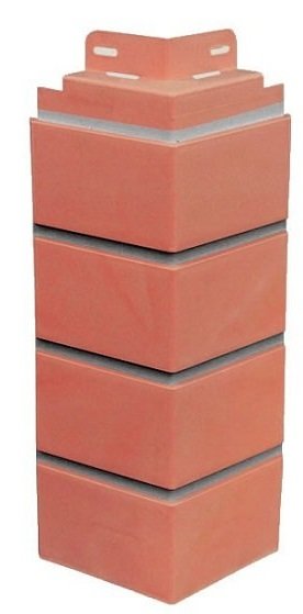 Угол к фасадной панели SteinDorf Кирпич красный с прокрашенными швами купить в Александрове