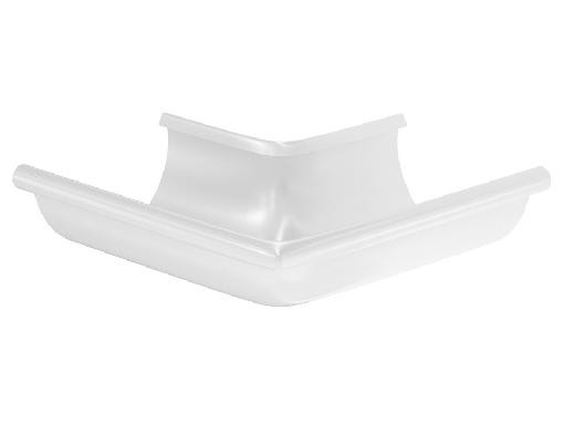 Водосток Aquasistem, система 150/100 - Угол желоба, наружный 90° RAL 9003 Белый купить в Александрове