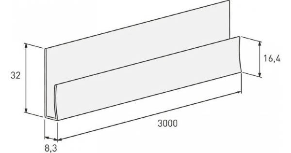 Стартовая планка для отделочных панелей Vox купить в Александрове